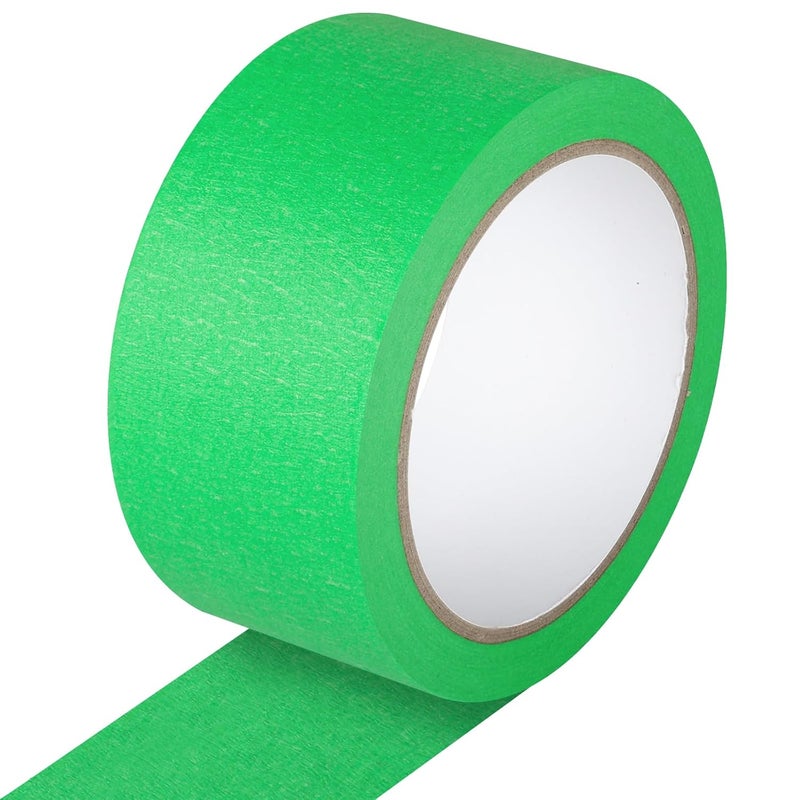 G GEYYANG Green Painters Tape - Green Masking Tape 2 Inch Wide - Multi-Surface, Smart Adhesion, Indoor & Outdoor - Paint Tape for DIY, Labeling, Art, Car, General Purpose - 90FT Total - Image 1